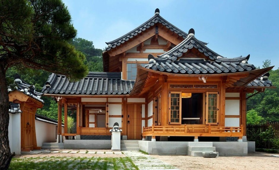 Ханок дом в Корее