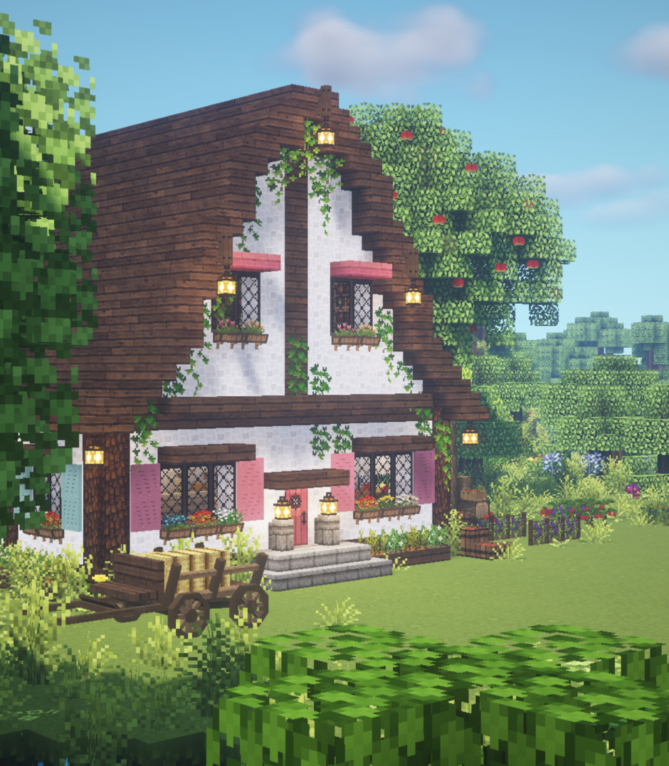 Cottagecore Minecraft House