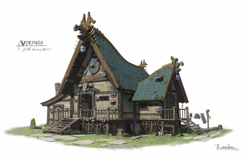 Дом викингов Valheim