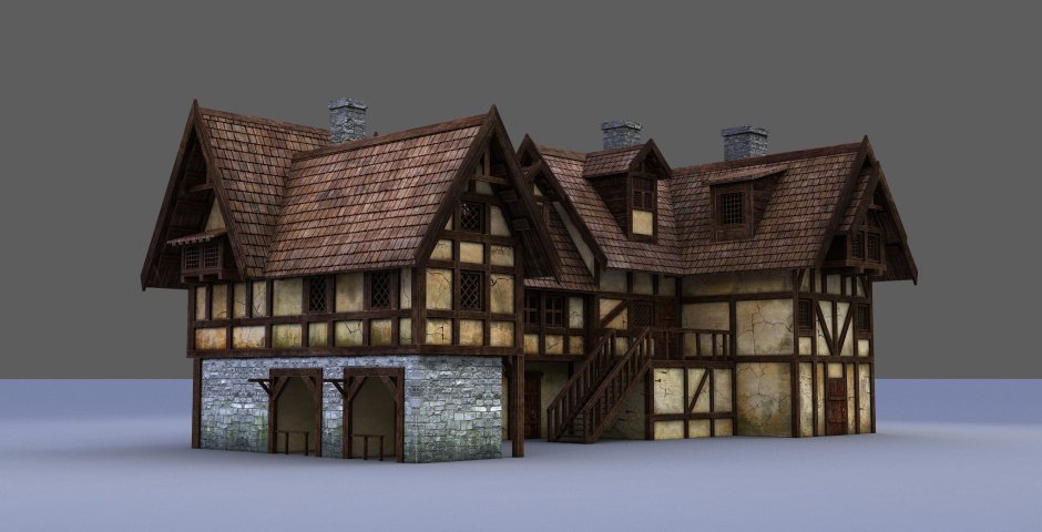 Средневековый домик