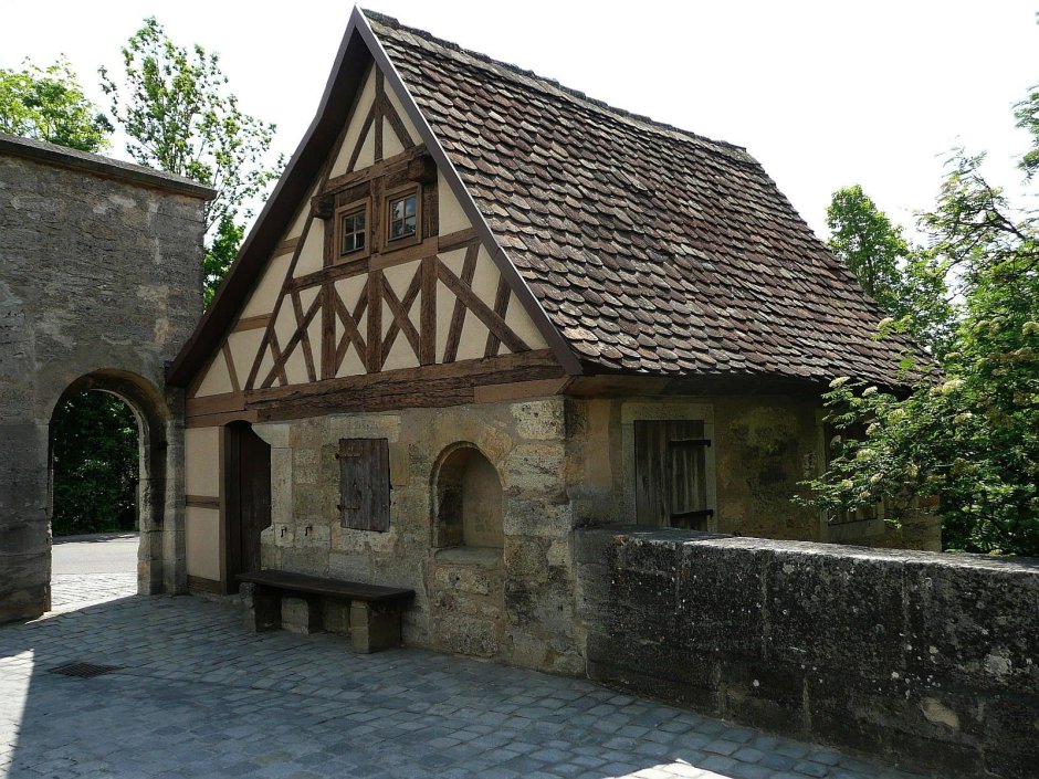 Домики средневековья