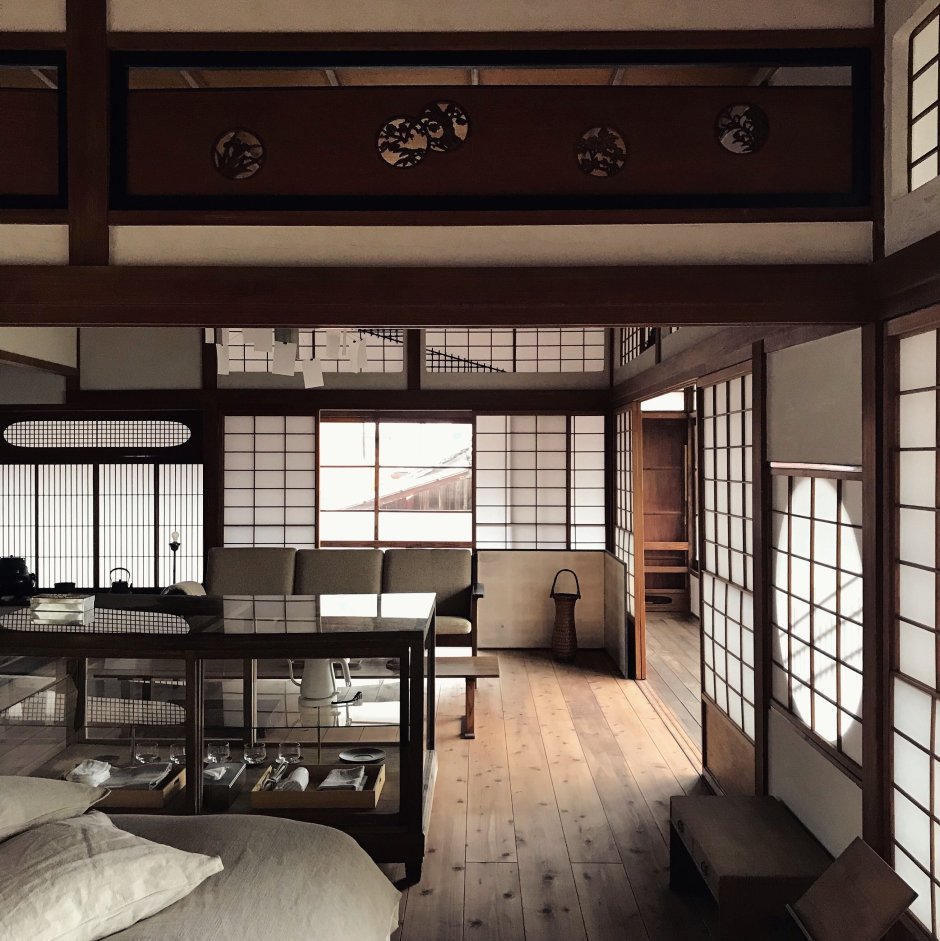 Дом в японском стиле с внутренним двориком