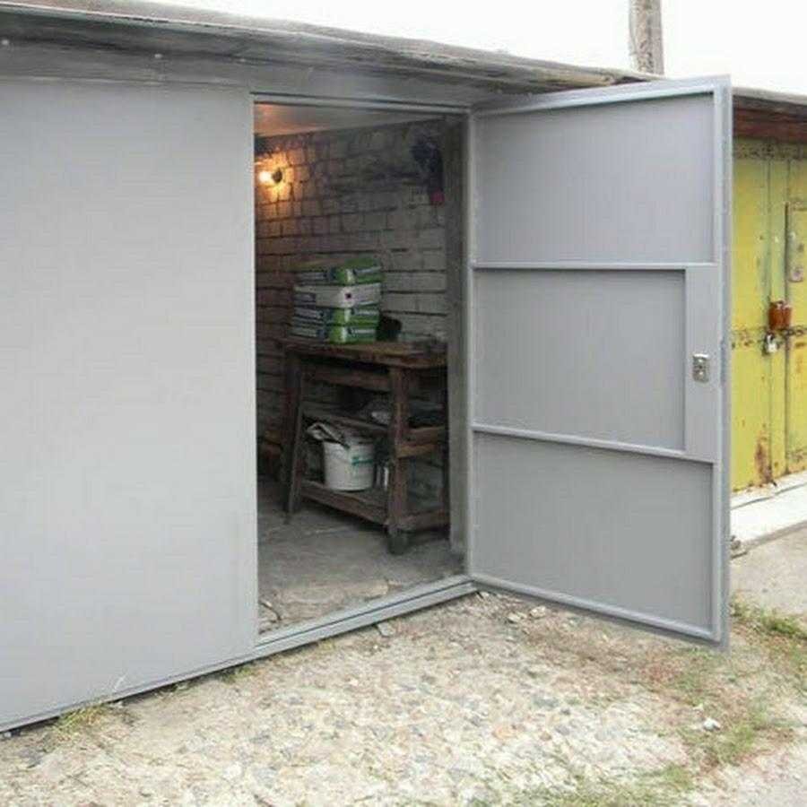 Створчатые ворота для гаража