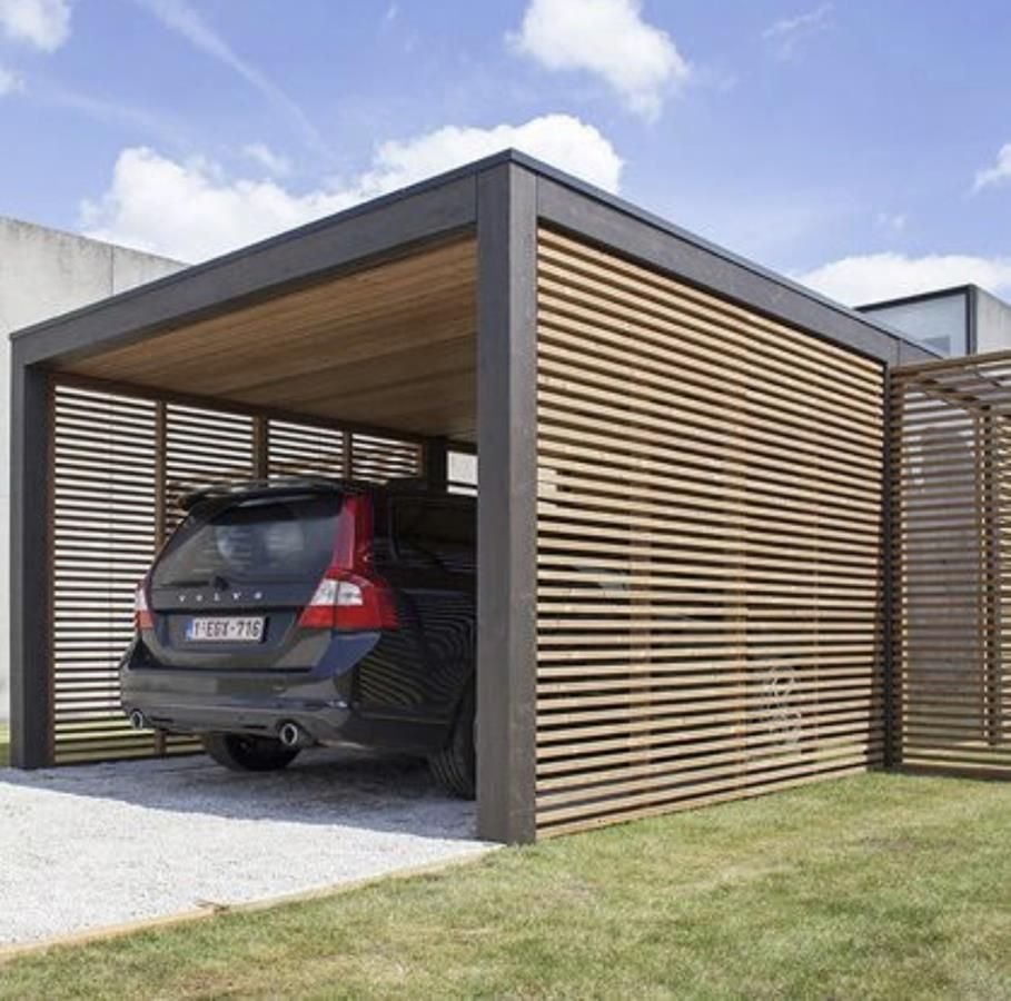Современные навесы для автомобилей