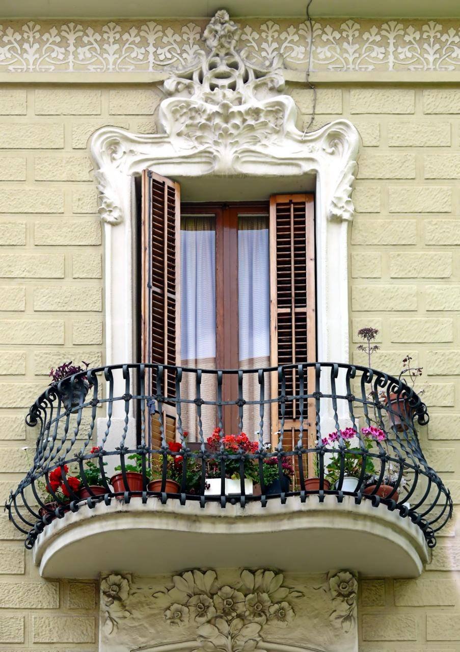 Кованый балкончик в стиле Прованс