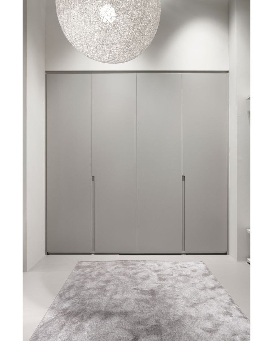 Шкаф распашной серый