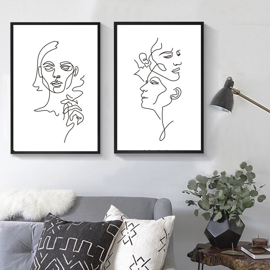 Чб постеры на стену