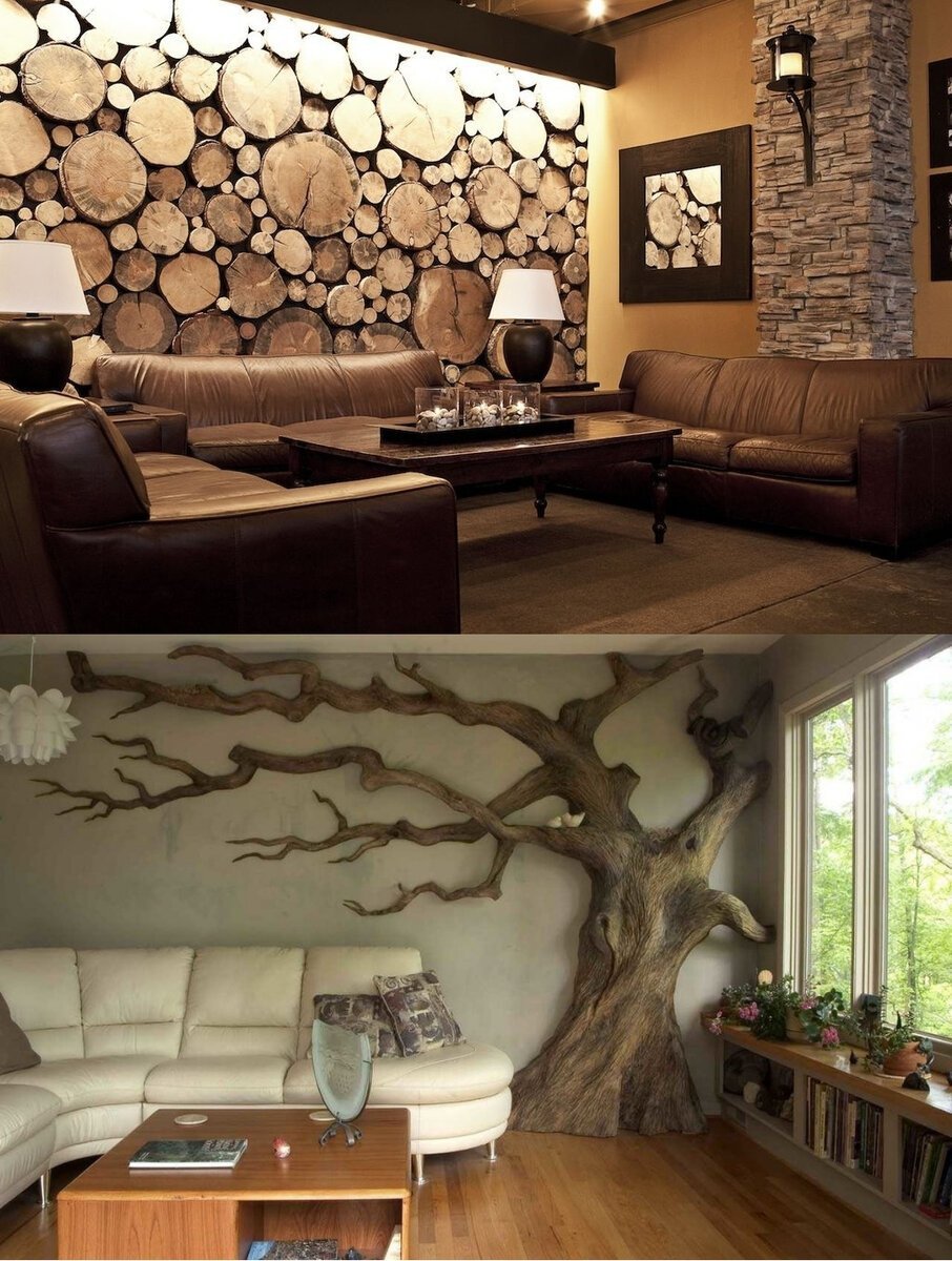 Дерево в интерьере