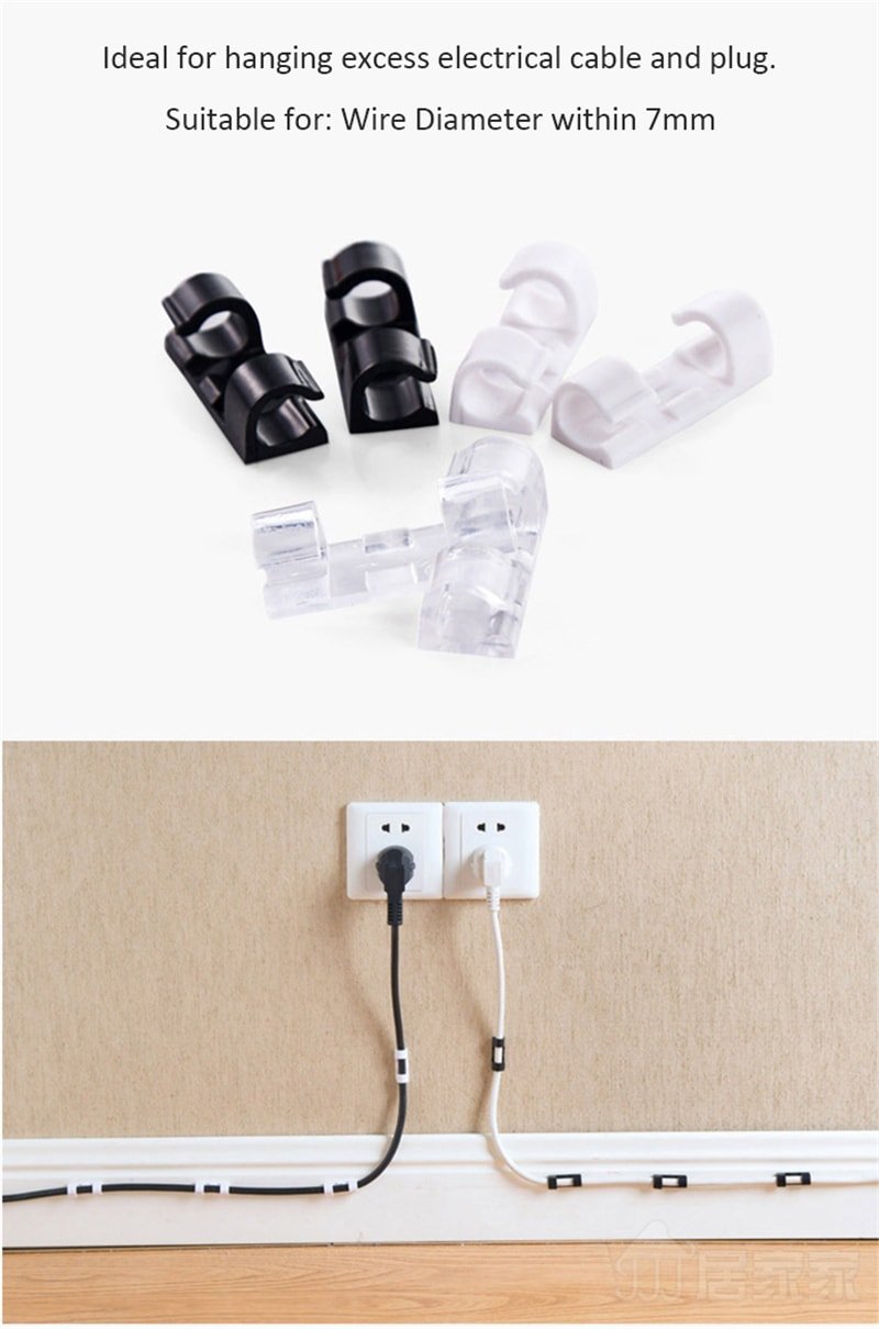 Кабельный зажим органайзер держатель cc10