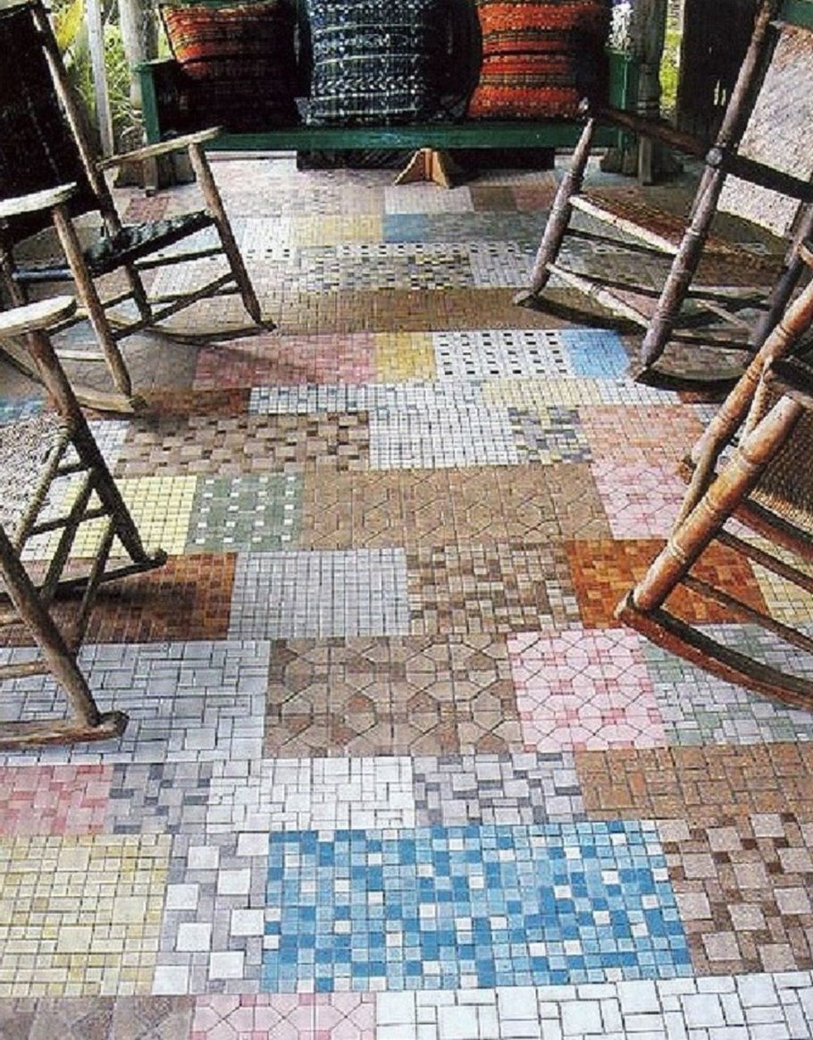 Плиточная мозаика на пол