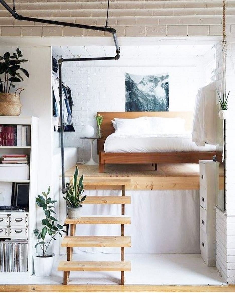 Спальное место второй ярус студия 25 кв