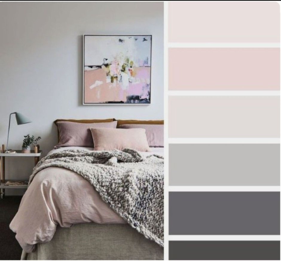 Цветовая палитра для интерьера спальни
