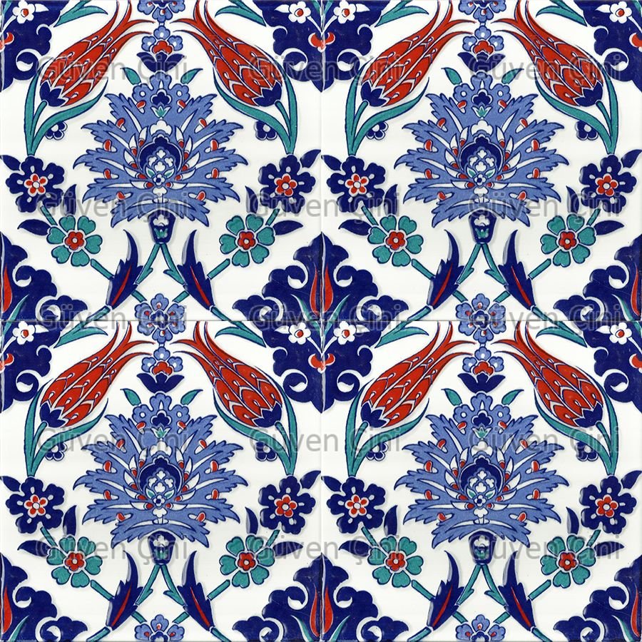 Турецкий орнамент раппорт