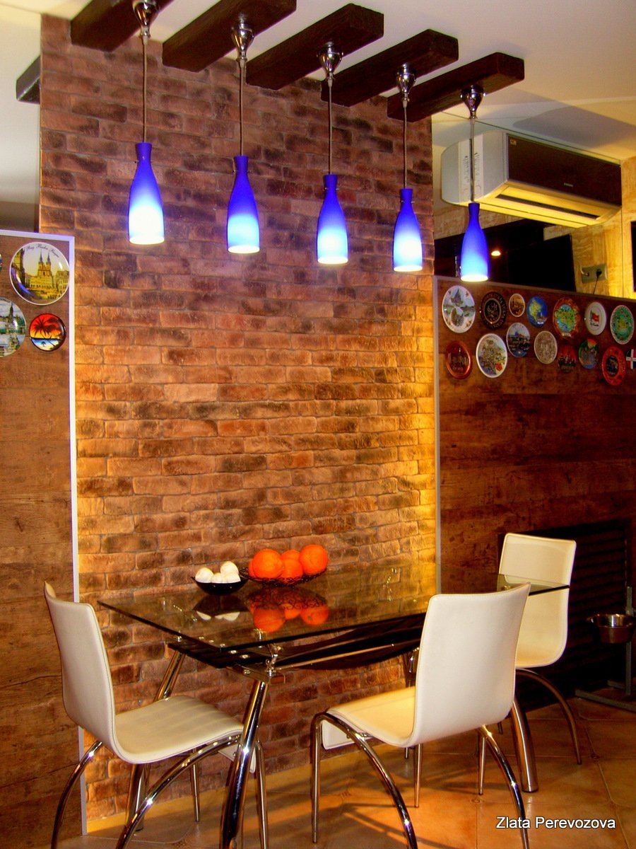 Подсветка декоративного кирпича