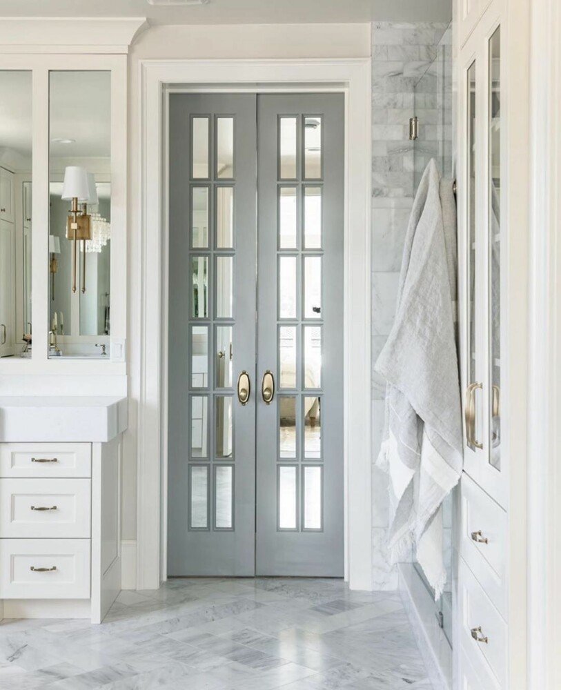 Французские двери в интерьере