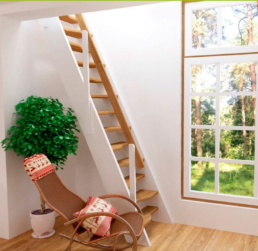 Деревянная лестница к-007м/28