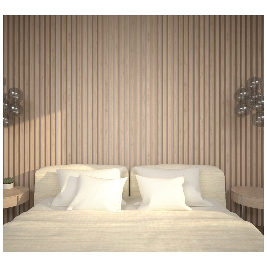 Интерьерная рейка МДФ Stella Бриона 16*40*2700 белая