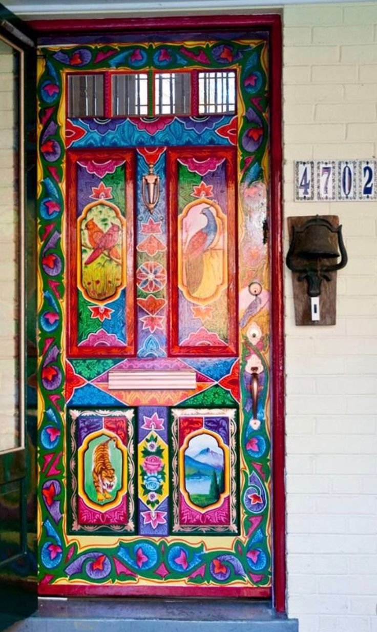 Расписные двери