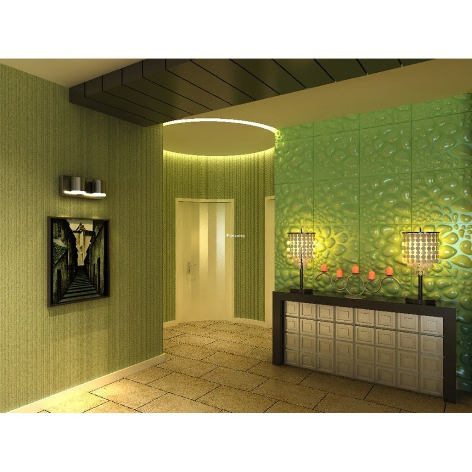 Бамбуковое полотно для потолка