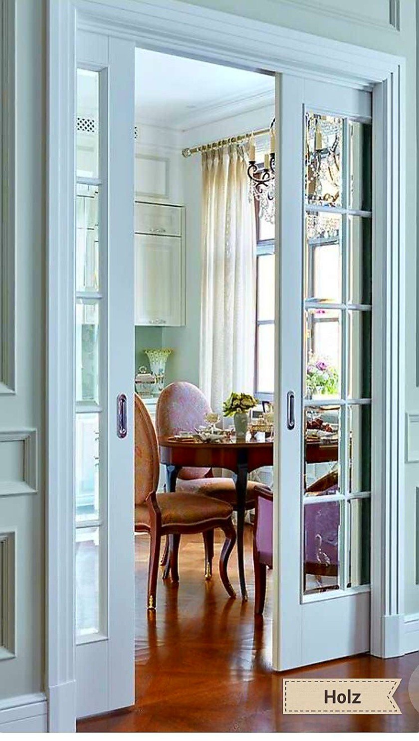 Раздвижные двери в классическом стиле