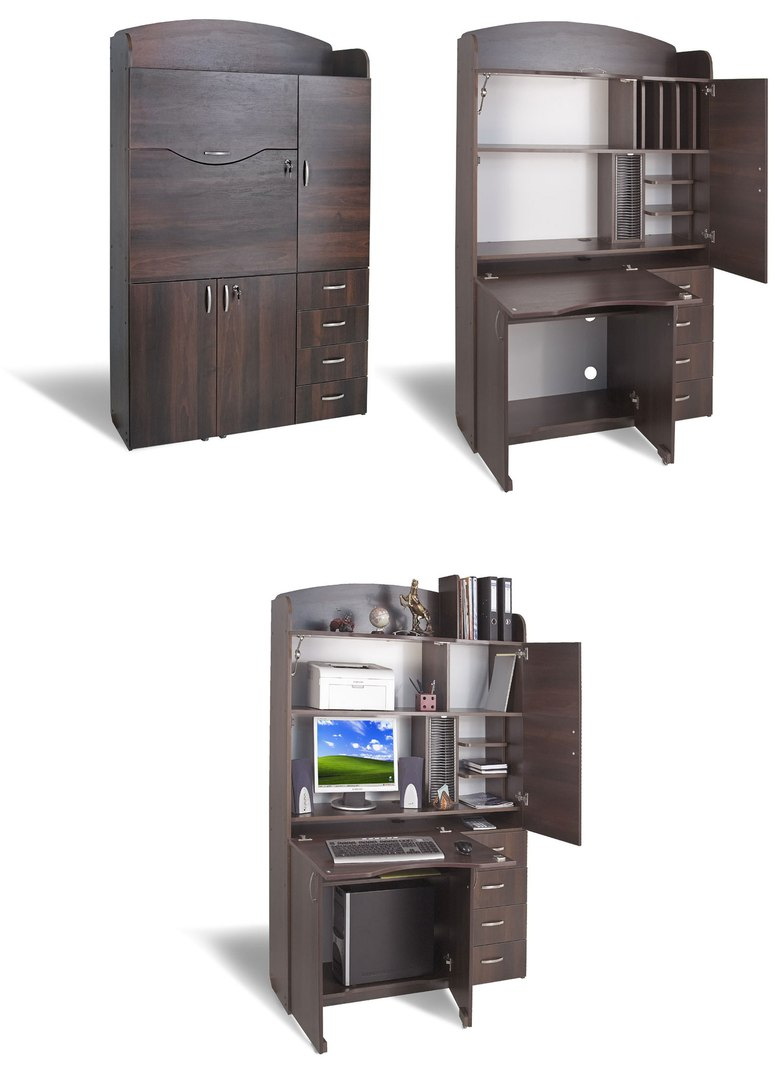 Компьютерный стол секретер трансформер