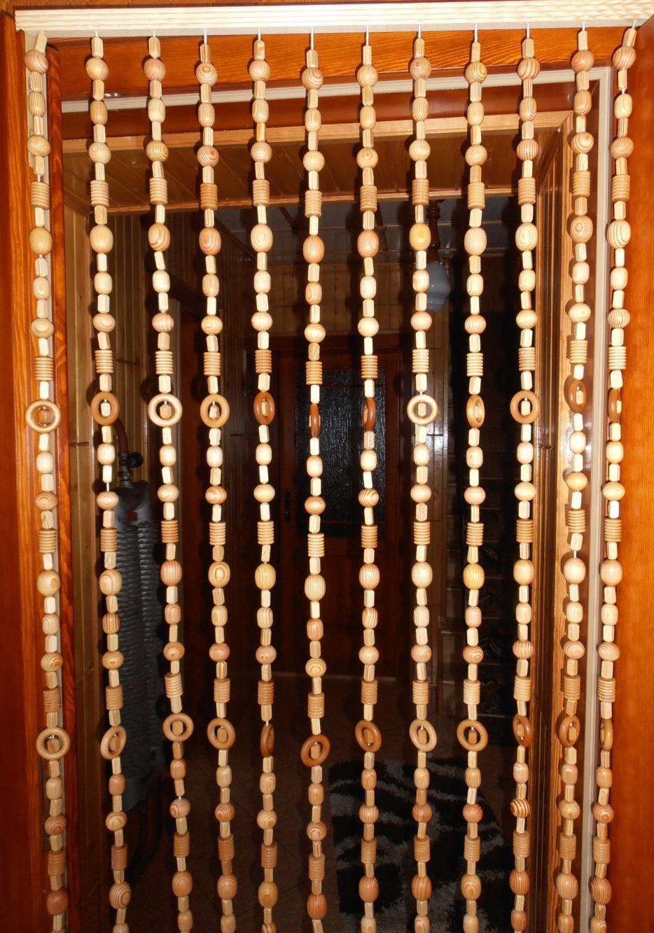 Дверные занавески из бамбука