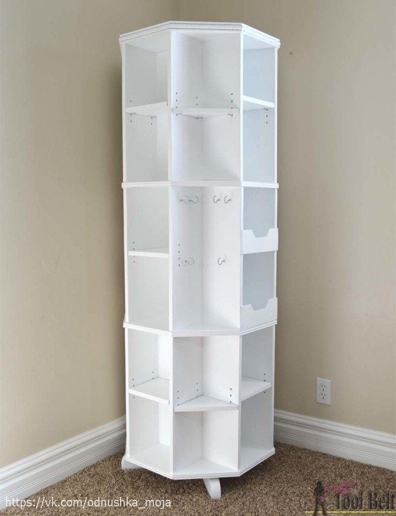 Крутящийся стеллаж