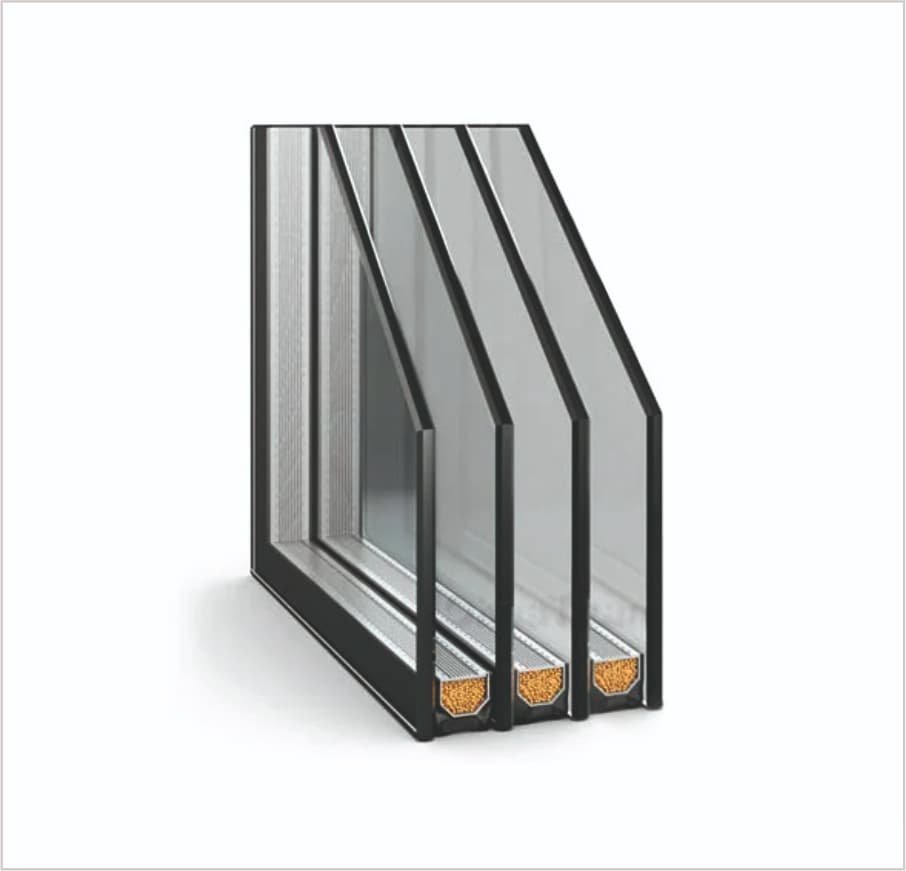 Тройной стеклопакет Рехау