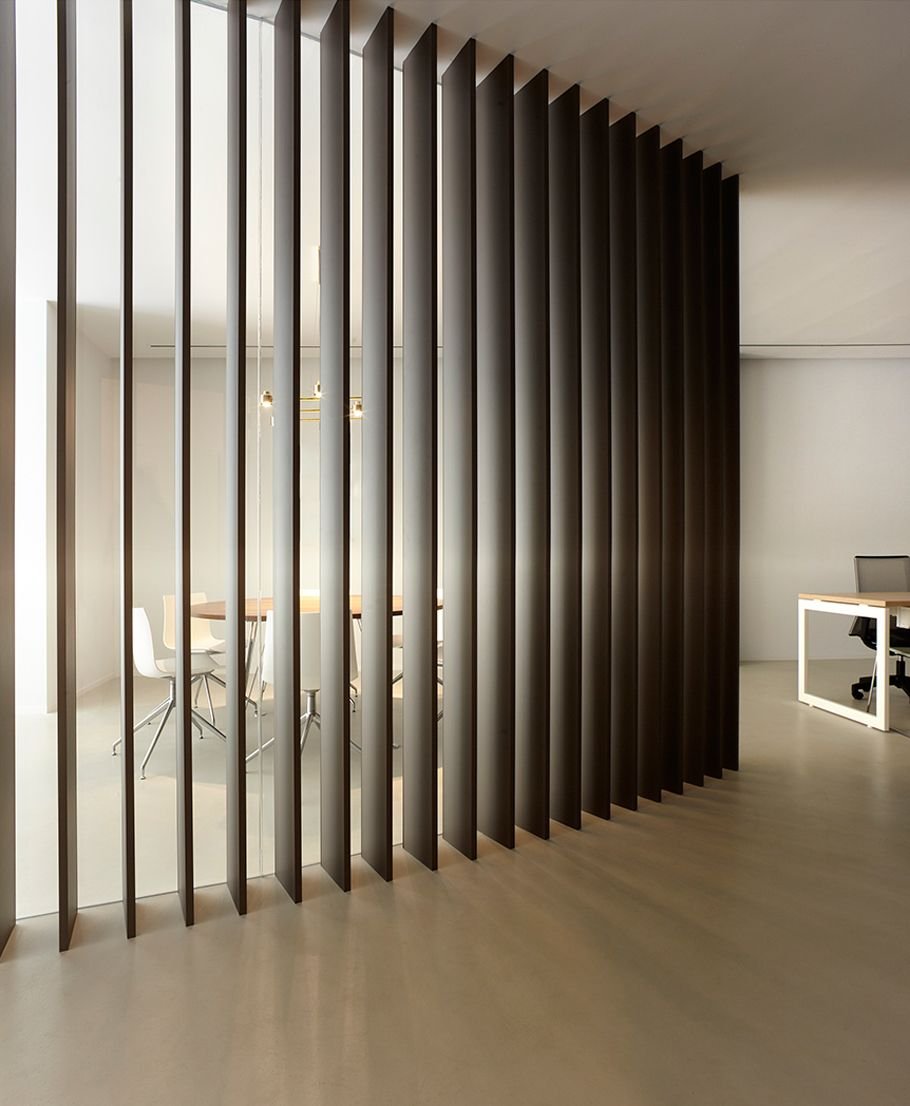 Деревянные жалюзи перегородки