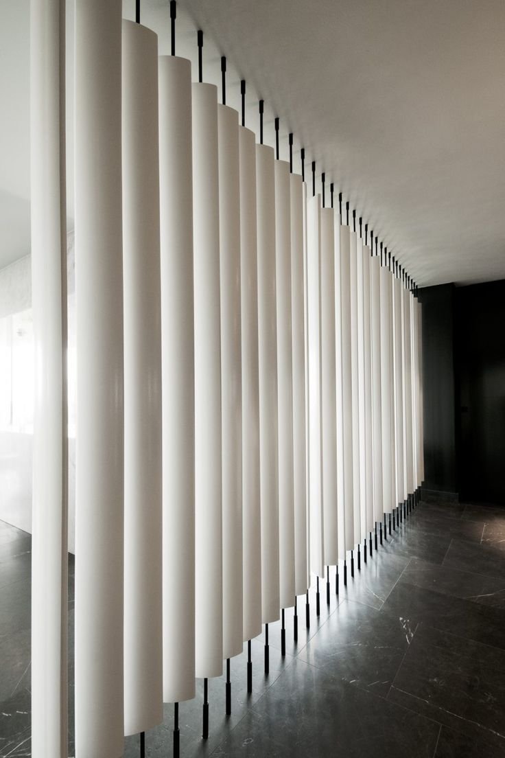 Деревянные вертикальные жалюзи для перегородки