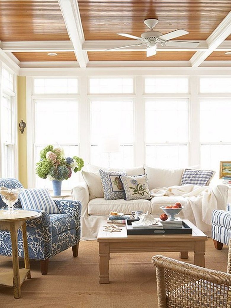 Деревянный потолок