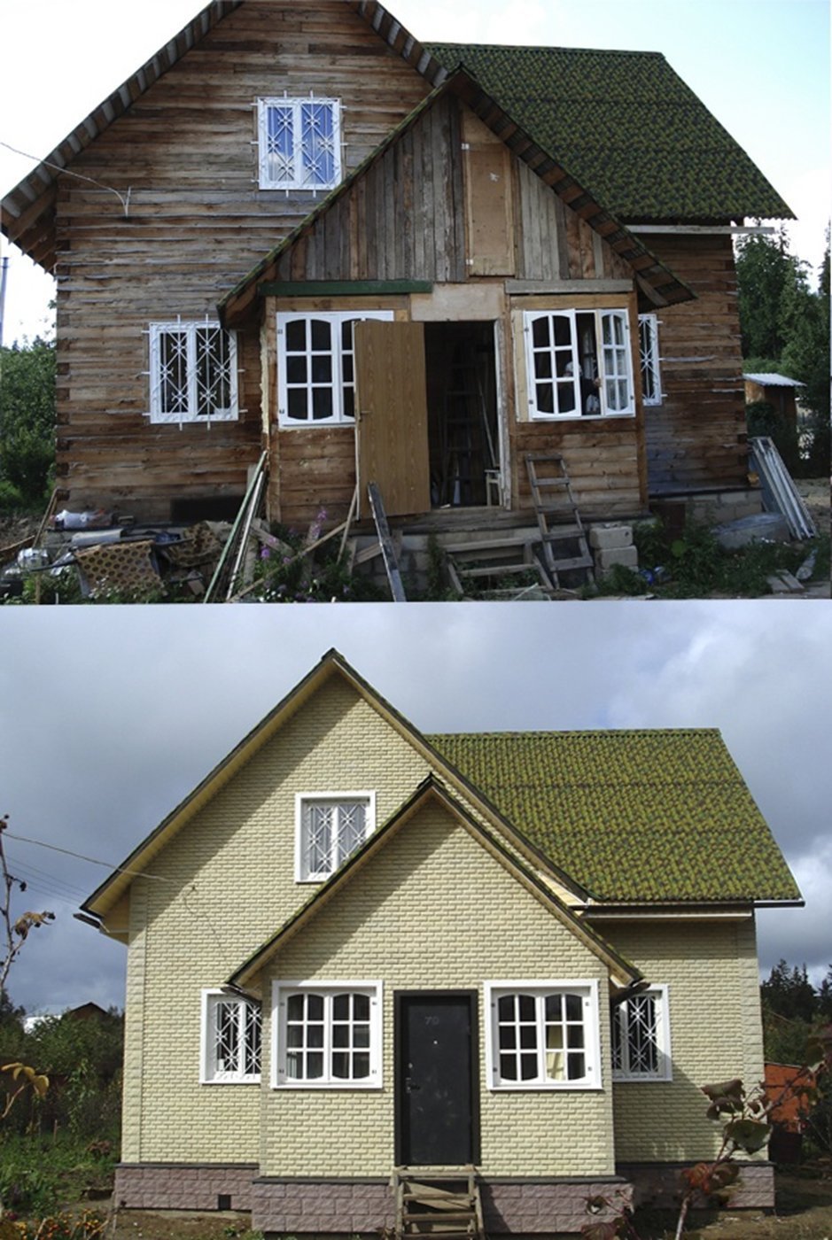 Реконструкция старого дачного домика
