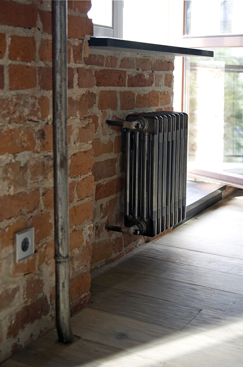 Батареи в стиле лофт