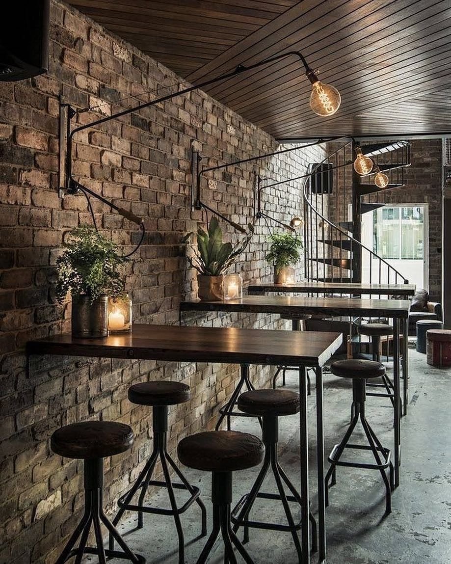 Кафе в стиле Индастриал