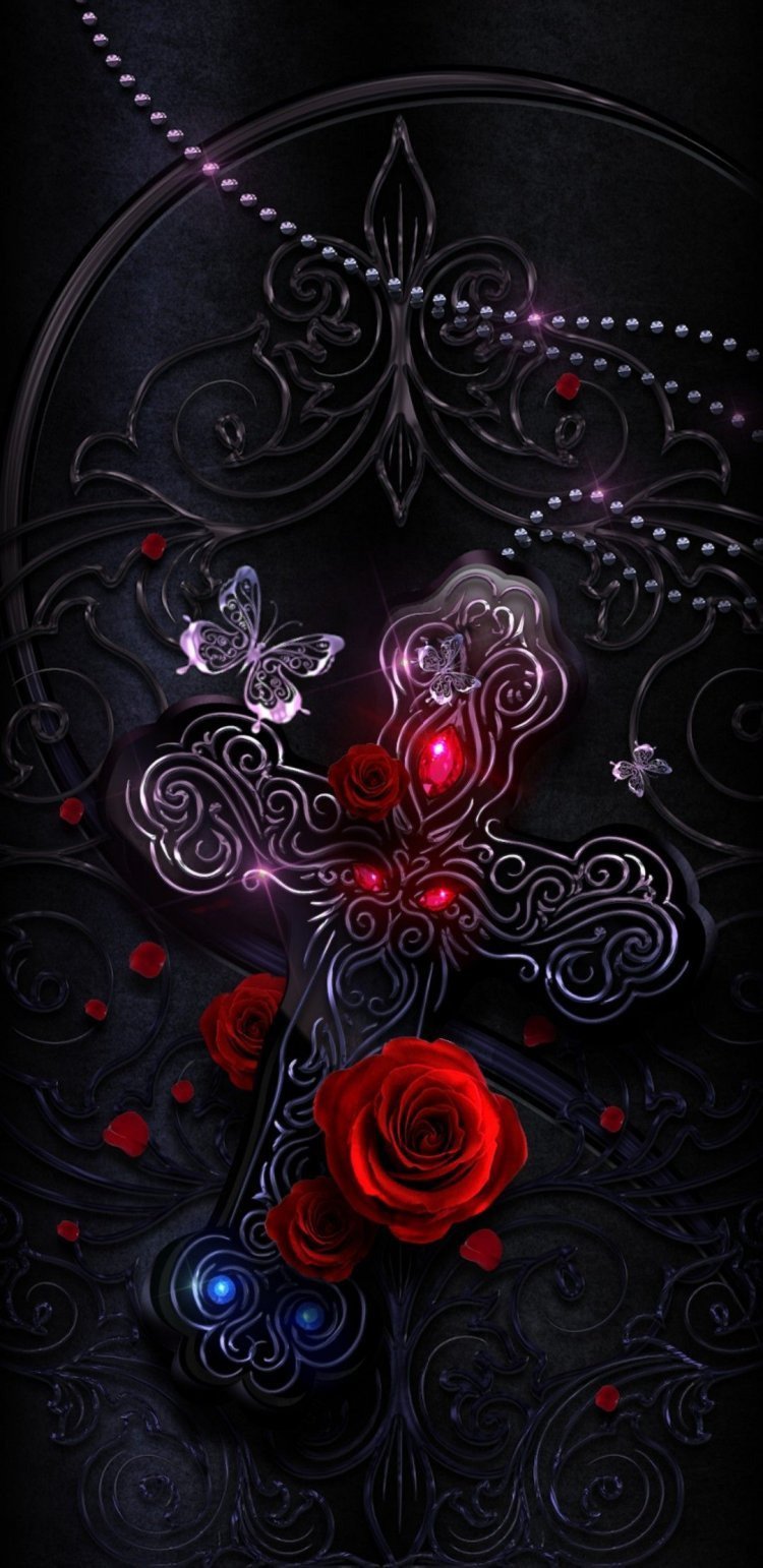 Черный фон вертикально