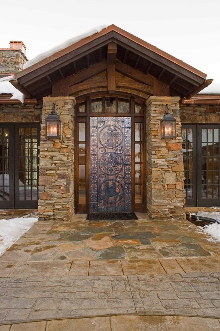 Дверные проемы в интерьере Шале фото