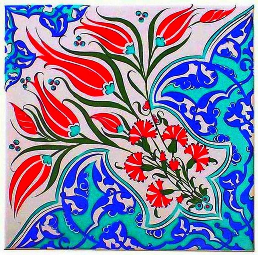 Турецкий орнамент Изник