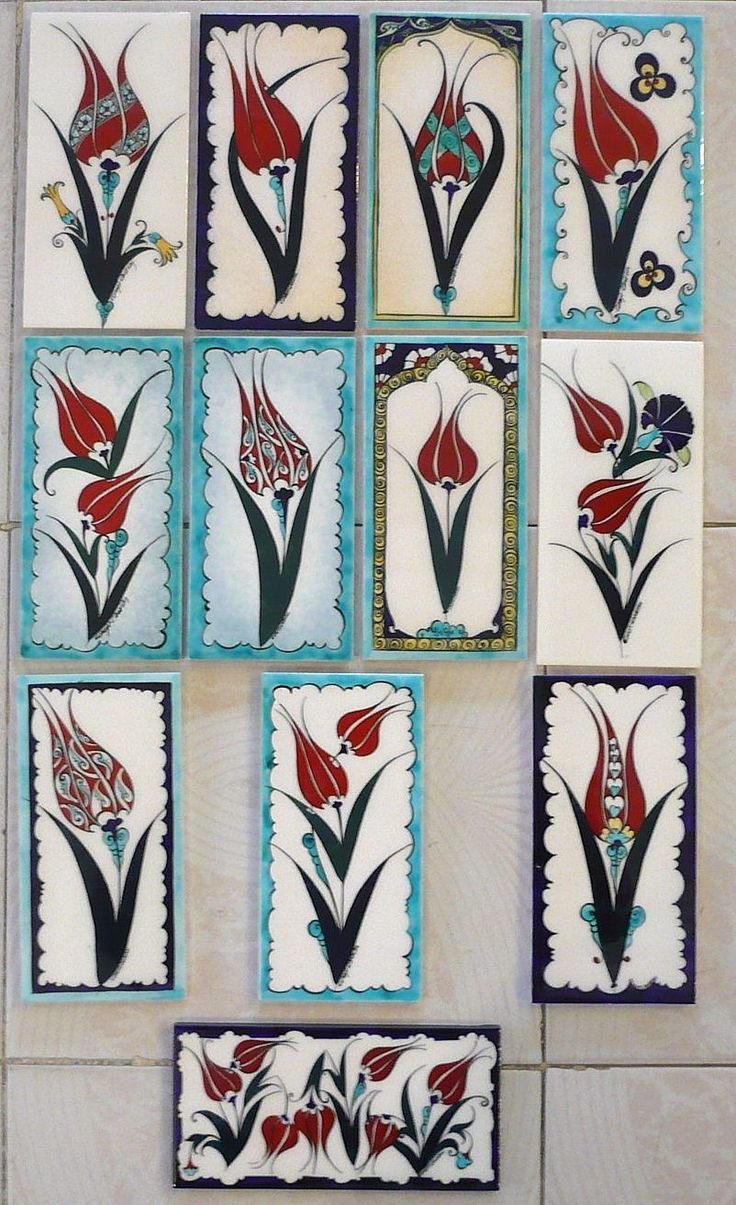 Османский тюльпан орнамент