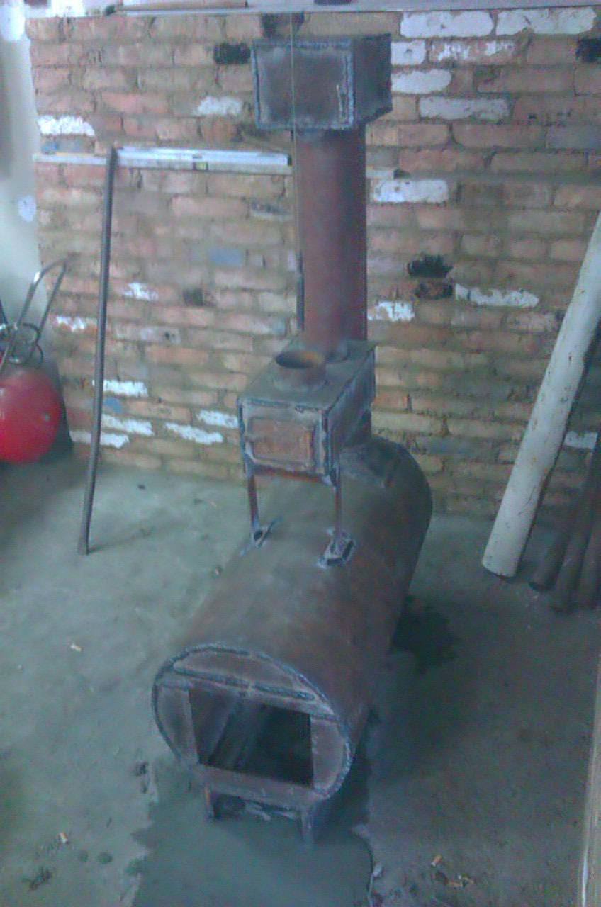 Печь буржуйка отопительная Гаражная