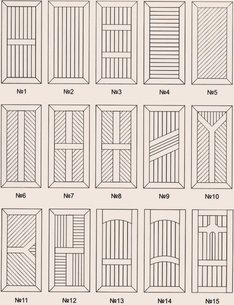 Дверь из вагонки