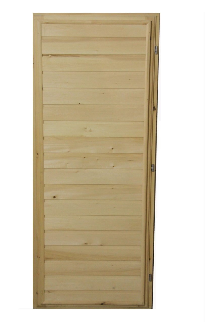 Дверной блок банный хвоя 1770х770х80мм с коробкой