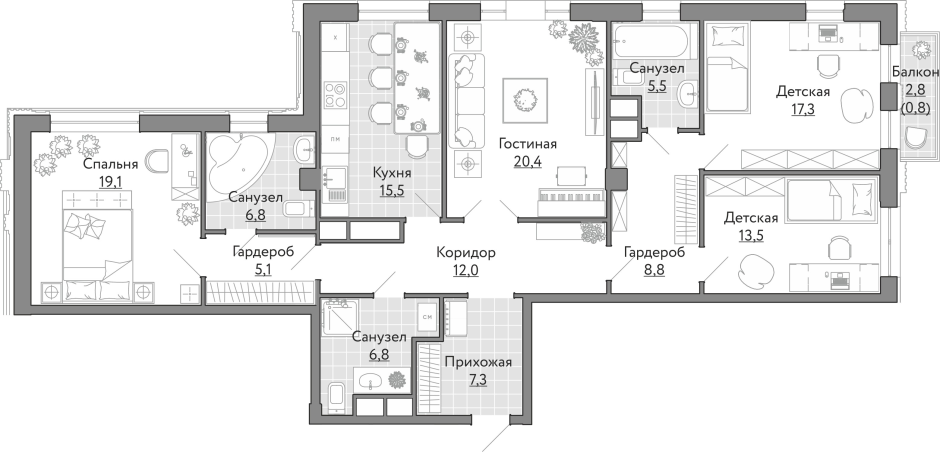 Планировка дома в симс 2 с 3 спальнями