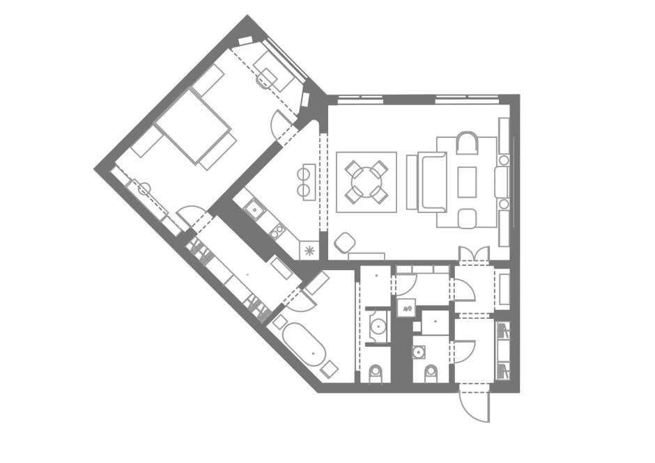 Круговая планировка квартиры