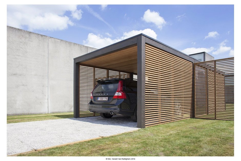 Современный гараж