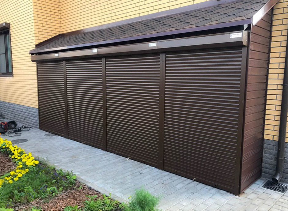 Роллетный шкаф в паркинг