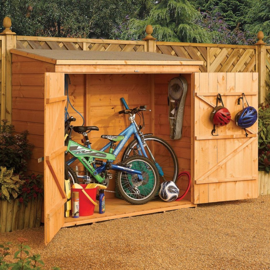 Шкаф уличный для велосипедов