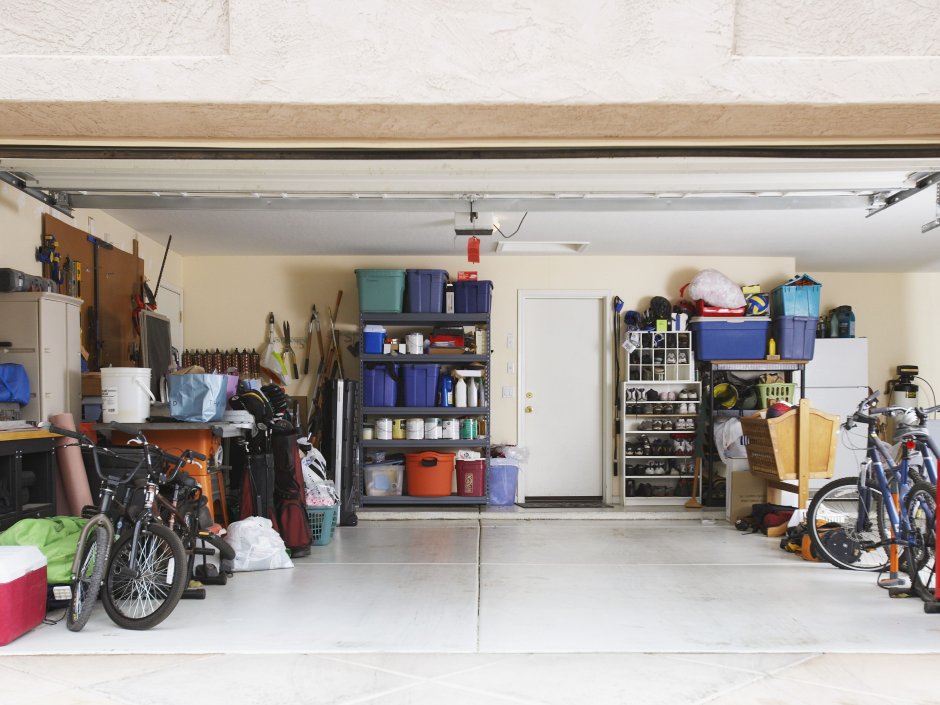 Гараж в винтажном стиле