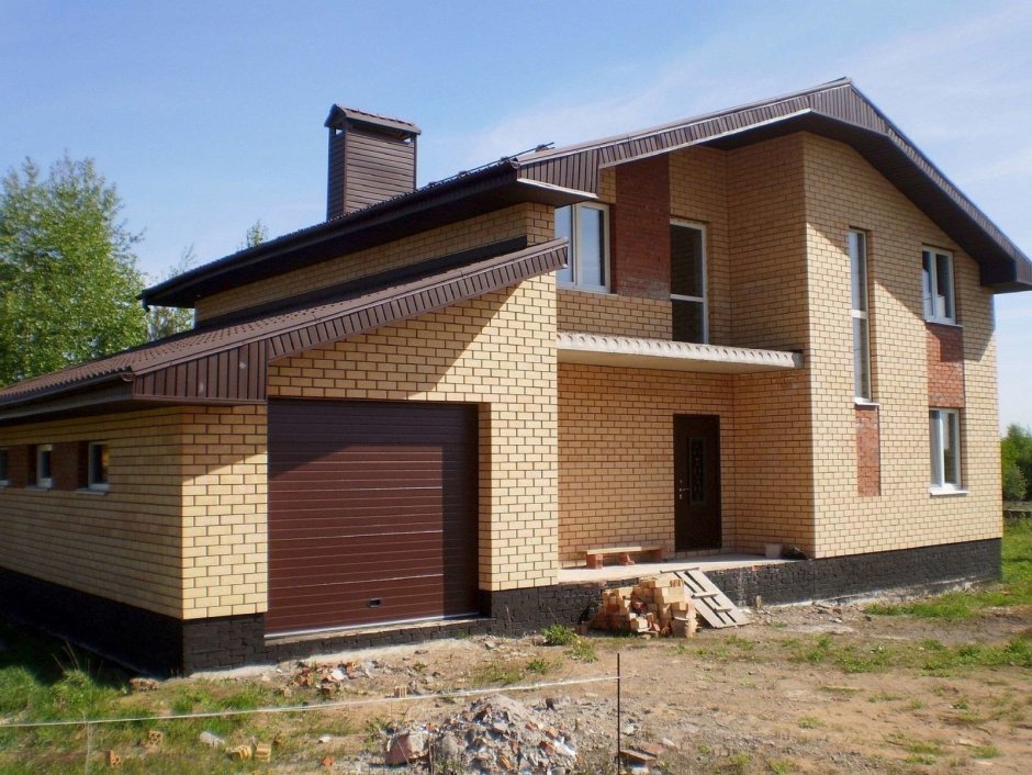 Коттедж из кирпича