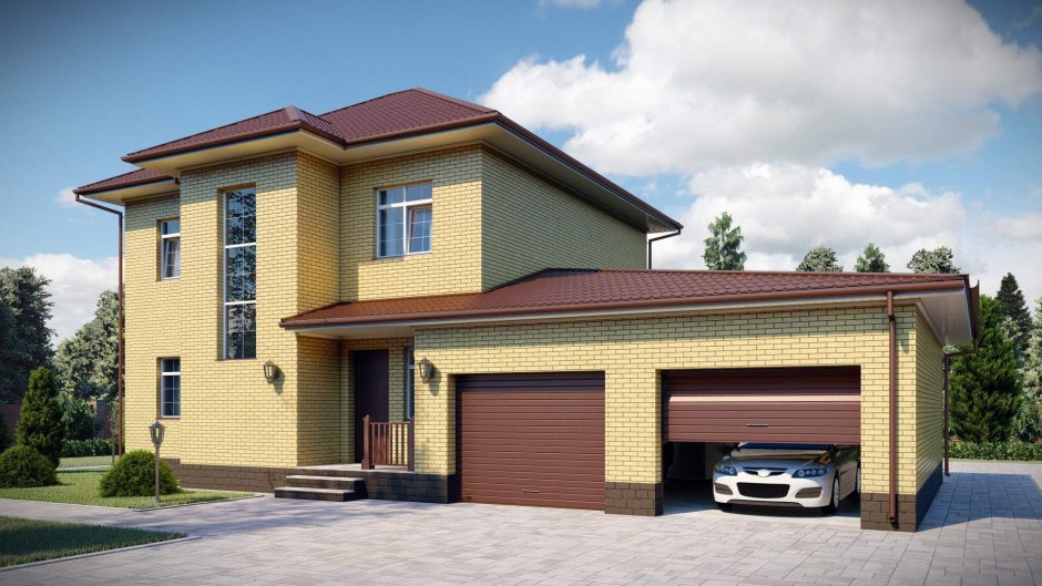 Дом с гаражом