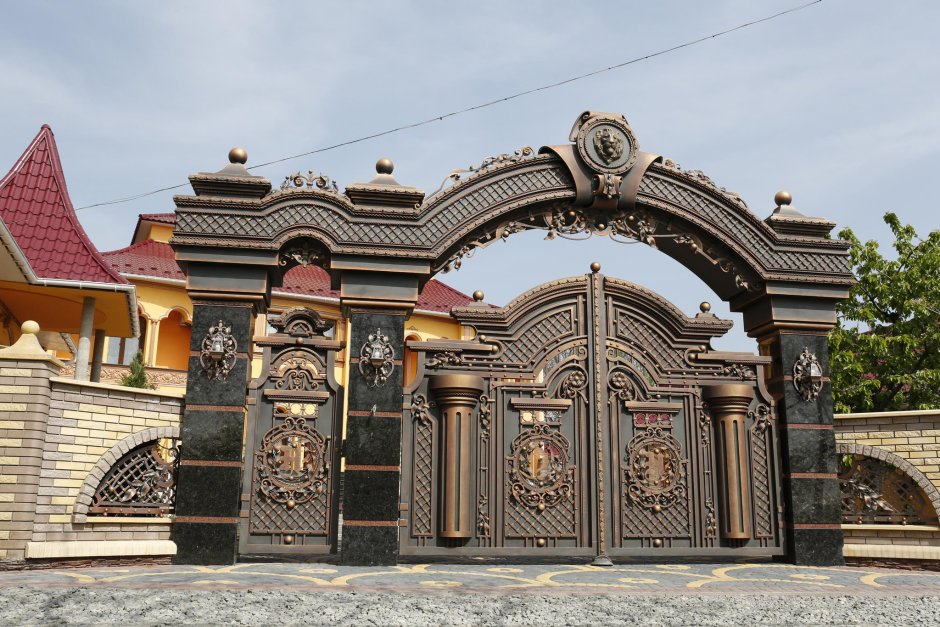 Кованые ворота Чечня Нойбер